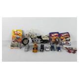 Toy cars, includes Hot Wheels 1957 Chevy, 1940s