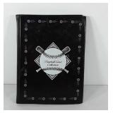 Baseball card collection album full of NFL