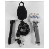 Mixed group, includes ball/bike pump, bike lock,