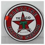 Advertising, Texaco gasoline sign, 12"