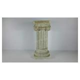 Plaster pillar, marble look, 25 1/2" tall