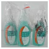 Three bottles of Sally Hansen moisturizing nail