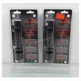 Two KTS self defense stun gun flashlights