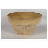 8" ceramic planter with faded detailing