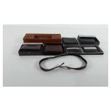 Accessory group, includes wallets, desk