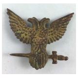 Military iron 2 headed eagle with sword