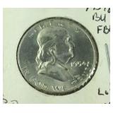1954-D Franklin half dollar