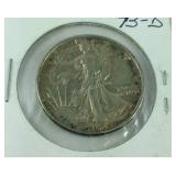 1943-D walking liberty half dollar