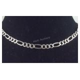 Figaro Link Silver Chain, 12.7 grams, Sterling