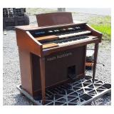 Lower Electric Organ, note one of the foot pedal