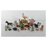 Home decor, includes flower light, figurines,