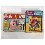 Two Barbie puzzles, 1964 and 1963, both are