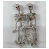 Halloween decor, two skeletons