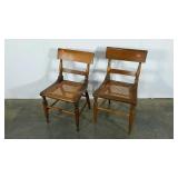 Cane seat chairs