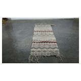 Runner rug, 31 x 82