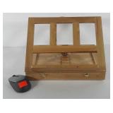 Portable easel and cordless mouse, 2" x 10.5" x