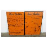 New Britain advertising tool display boards, 24