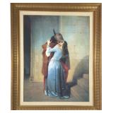 The Kiss by Francesco Hayez painting print on