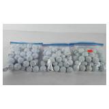Golf balls, 120 used golf balls, includes 36 Pro
