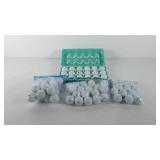 Golf balls, five and a half dozen used golf