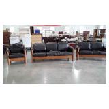 Three pc Rec Room Sofa Set, sofa, loveseat,