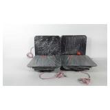 Four Dialight industrial lights, 12" x 12"