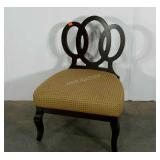 Wide open back chair, 26" across