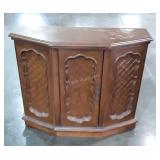"New Pecan" brand wood Foyer Console Cabinet 34"