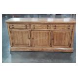 Buffet Server Cabinet 3 drawers over doors,