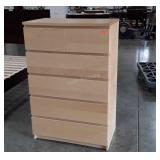 Maple finish 6 Drawer Chest, laminated Furniture
