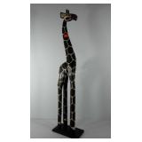Wooden giraffe, 40"