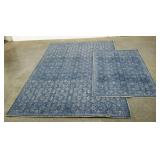 Two rugs, 60 x 95 and 36 x 60