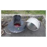 Two Lights, RR Types Signals, one with red lens