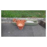 Gardening Accessories lot, 2 plastic window box