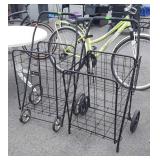 Two Homeowners Shopping Carts,