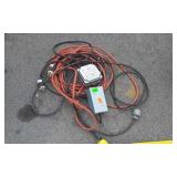 Electric extension cords one with 4 outlet plug