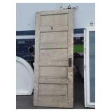 Early wooden house Door, 5 Horizontal pane,