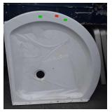 Corner Shower Base 43" from corner to front