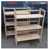 Two Folding Bookshelves,