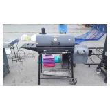 RiverGrille 28" Charcoal Grill, with side Smoker