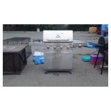 Char-Broil Stainless Propane Grill, 4 burner with