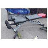Bowflex Weight Bench with leg curl attachment,