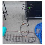 3 pc Iron Works Garden decor Planters lot