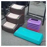 Exercise Steeper plus 3 step poly poly Steps