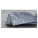 Rubber Flooring Mats, interlocking type, six pcs