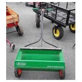 Scotts Drop Spreader, metal hopper, ready to use