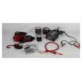 Tools, includes Deka battery charging system,