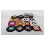 CDs and Vinyl records, includes 45 RPM records: