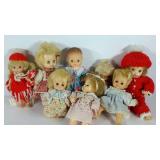 Group of Horsman plastic dolls, 8 total,