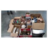 Skid lot, books, gift bags, kitchenwares, toaster